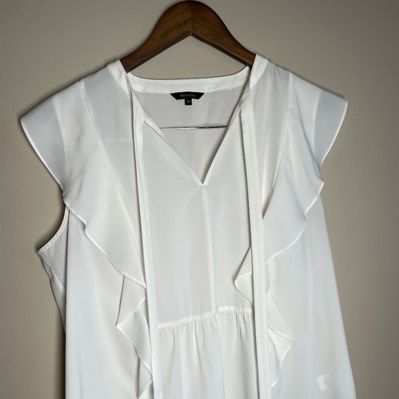 RW&CO. Cream White Blouse LRG - Picture 1 of 5